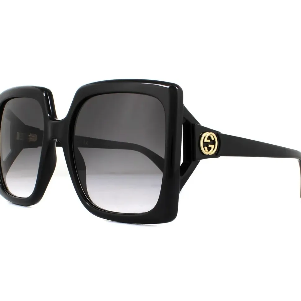 Square Black Grey Gradient Sunglasses