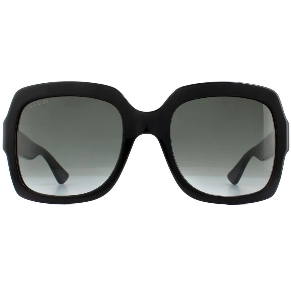 Square Black Grey Gradient Sunglasses GG0036SN