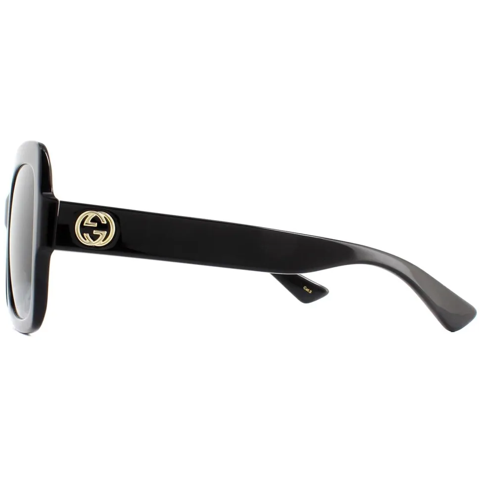 Square Black Grey Gradient Sunglasses GG0036SN