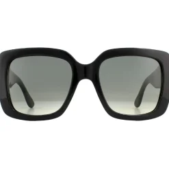 Square Black Grey Gradient Sunglasses GG0141SN