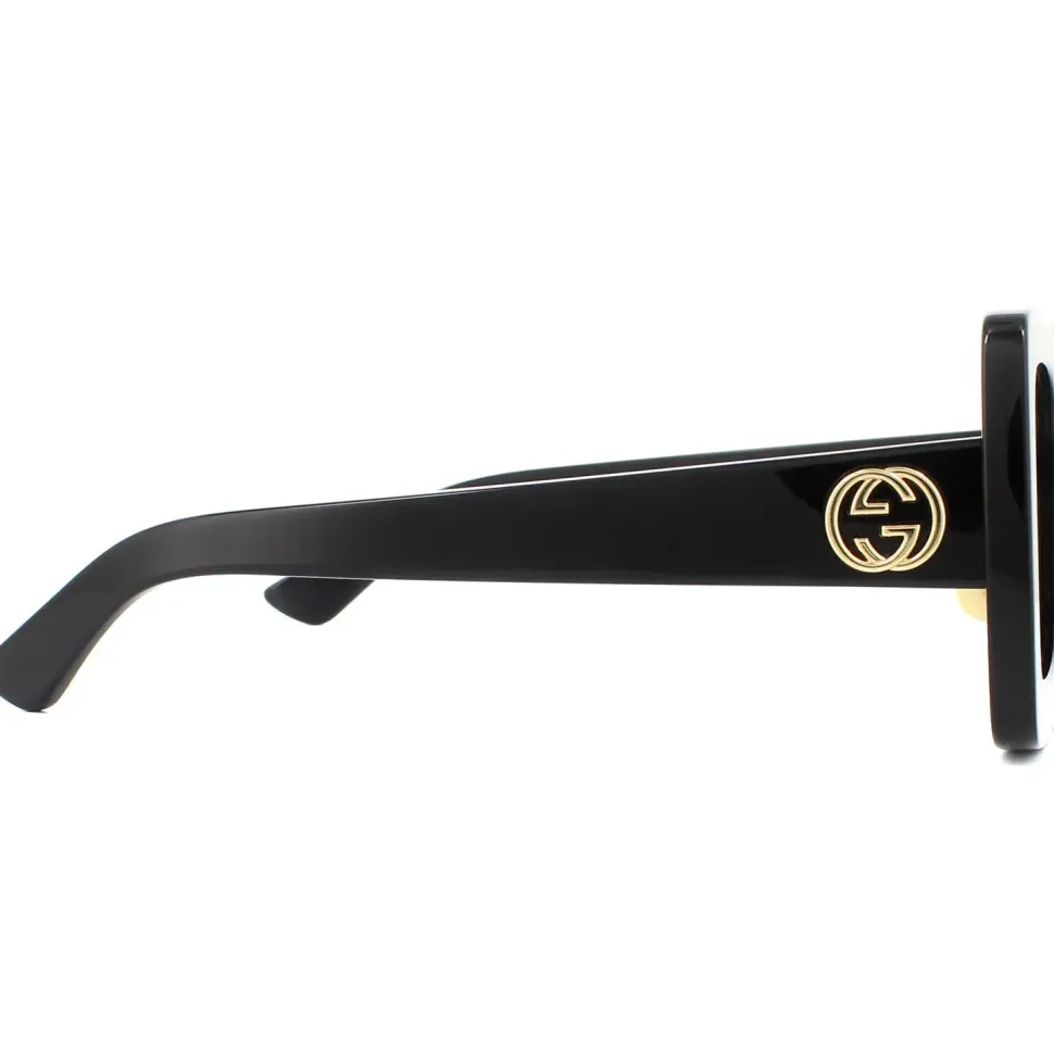 Square Black Grey Sunglasses