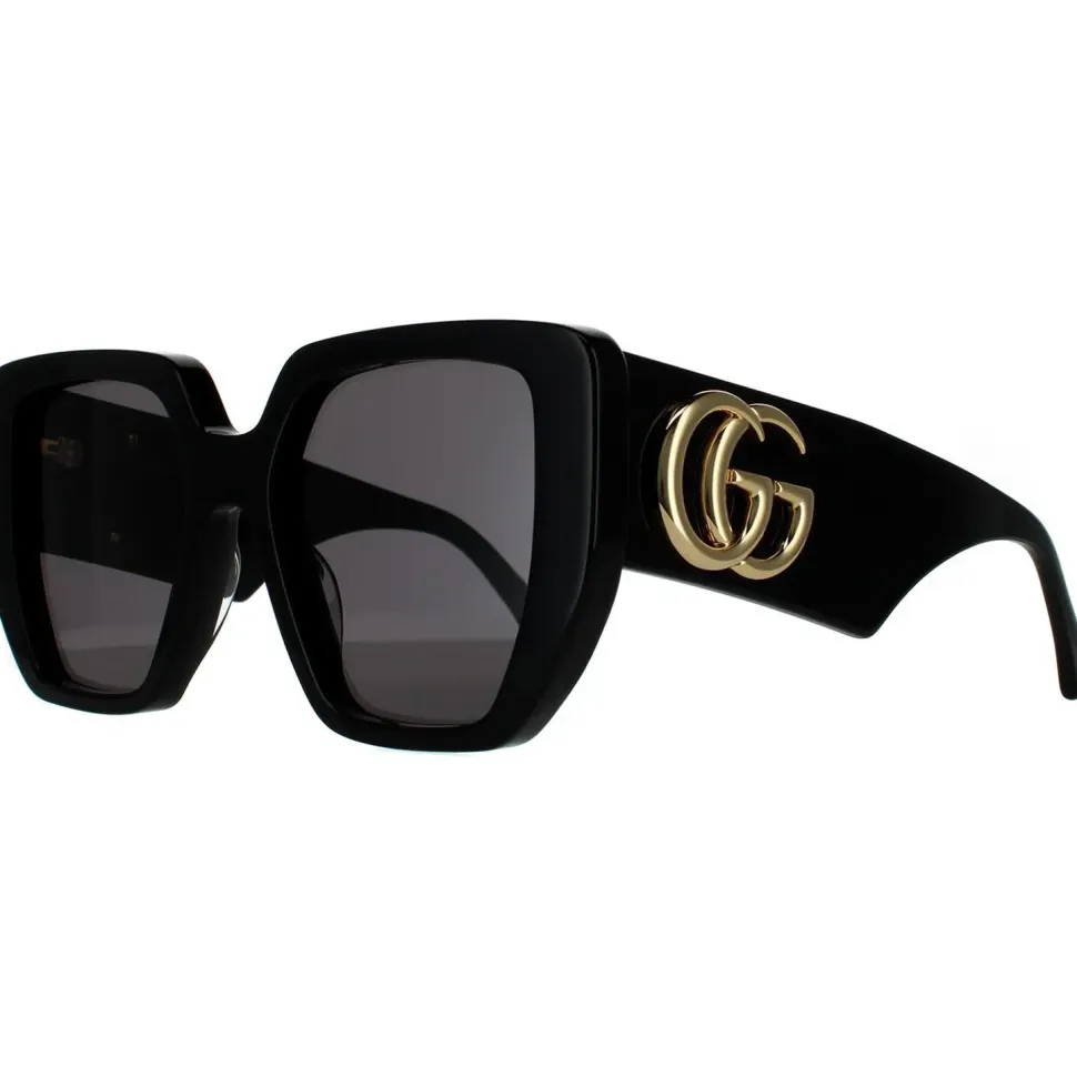 Square Black Grey Sunglasses