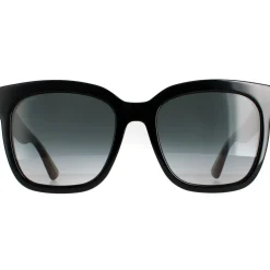 Square Black With Green and Red Glitter Grey Gradient GG0034SN Sunglasses
