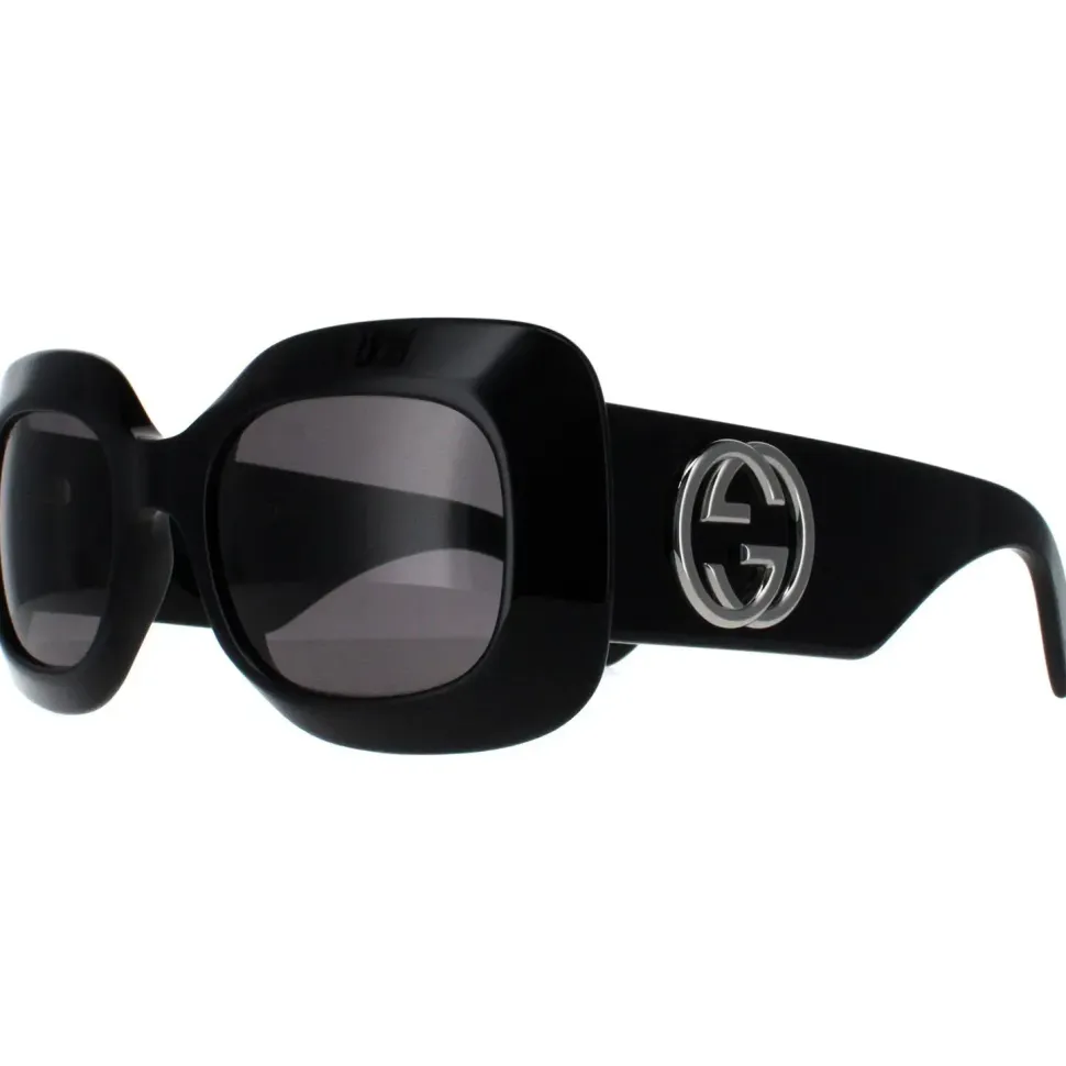 Square Black with Silver Grey GG1695S