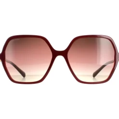 Square Bordeaux on Transparent Red Brown Purple Gradient BV8238B