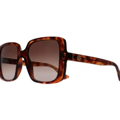Square Dark Havana Brown Gradient GG0632S
