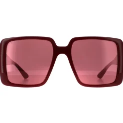 Square Gold Brown Gradient Sunglasses