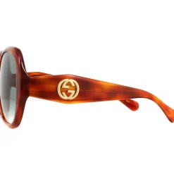 Square Havana Blue Gradient Sunglasses