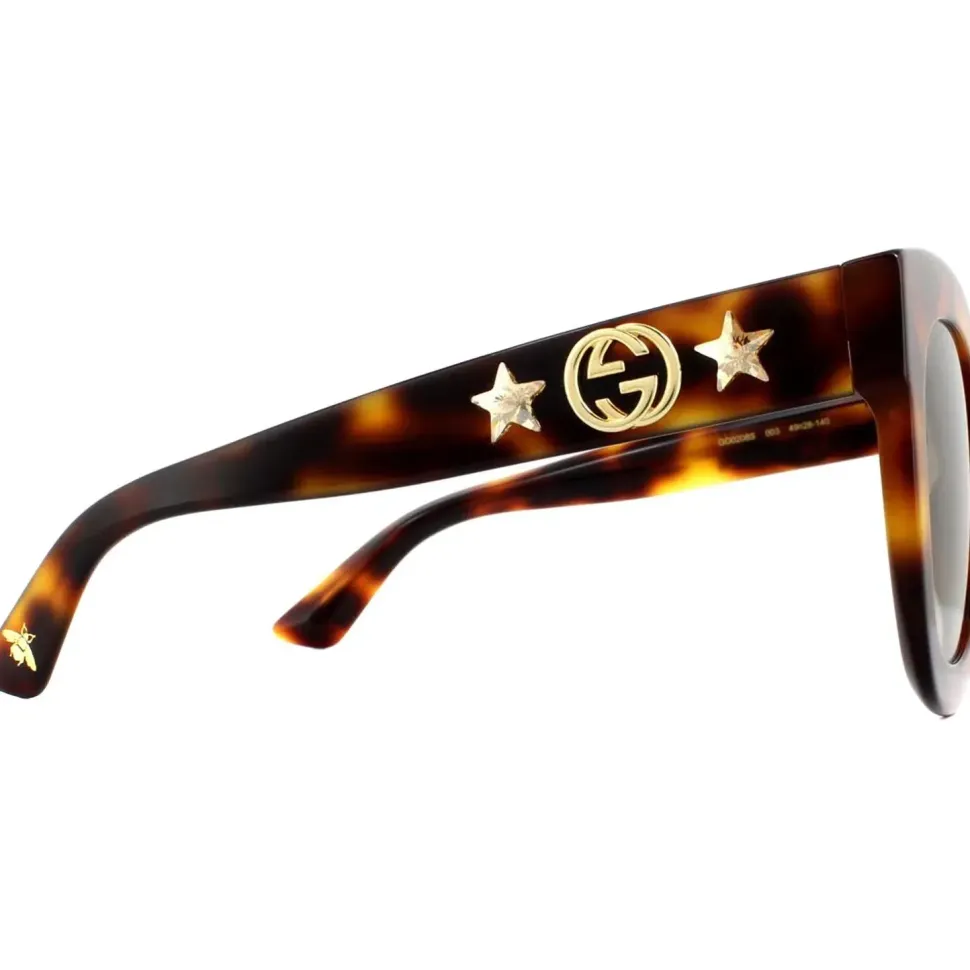 Square Havana Brown Gradient Sunglasses