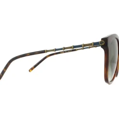Square Havana Green Gradient Sunglasses