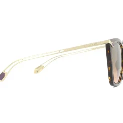 Square Havana Orange Gradient Light Grey Sunglasses