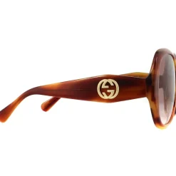 Square Havana Red Gradient Sunglasses