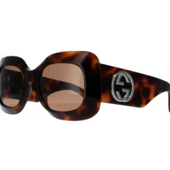 Square Havana with Silver Brown GG1695S