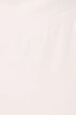 Square Neck Contrast Sleeve Pencil Dress