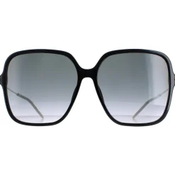 Square Shiny Black and Gold Grey Gradient GG1267S