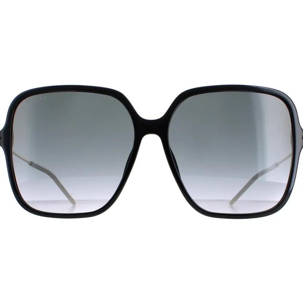 Square Shiny Black and Gold Grey Gradient GG1267S