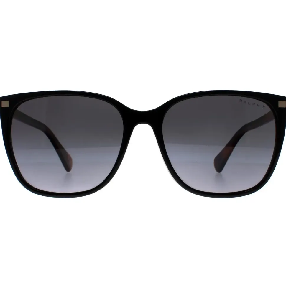 Square Shiny Black with Havana Grey Gradient Polarized RA5293