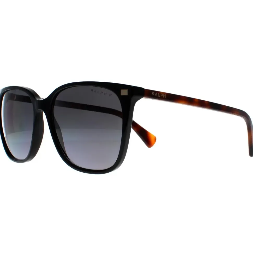 Square Shiny Black with Havana Grey Gradient Polarized RA5293