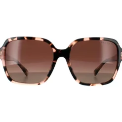 Square Shiny Pink Havana Brown Gradient Polarized RA5304U