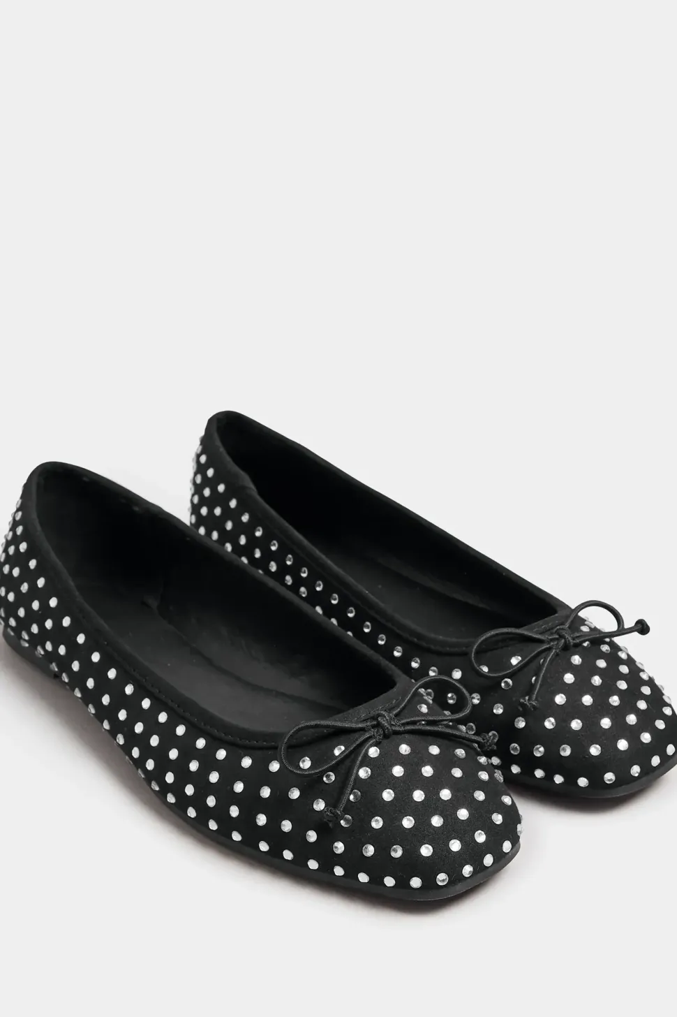 Standard Fit Diamante Ballerina Pumps
