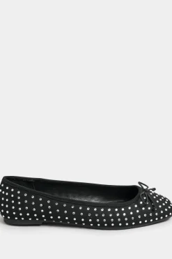Standard Fit Diamante Ballerina Pumps