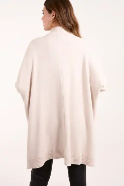Stand Neck Big Cable Jumper