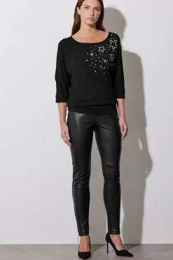 Star Diamante Embellished Top