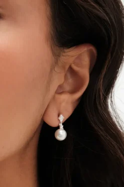 Sterling Silver 925 Cubic Zirconia Icicle Stick Set - Gift Boxed