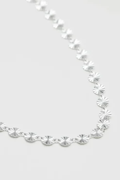 Sterling Silver 925 Diamond Cut Chain Necklace