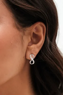 Sterling Silver 925 Polished Tapered heart Earrings