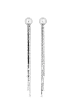 Sterling Silver 925 Tassel Drop Earrings