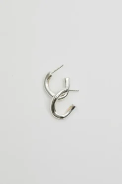 Sterling Silver 925 Twisted Hoop Earrings