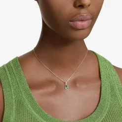 Stilla Gold Plated Pear Shaped Pendant Necklace 5648751