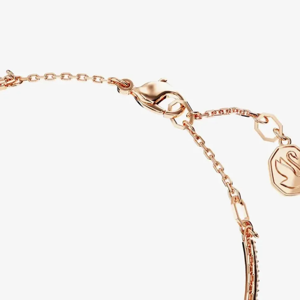 Stilla Pink Mixed Cuts Rose Gold Tone Plated Bangle 5668243 (M)