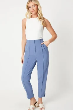 Stitch Detail Slim Leg Trousers