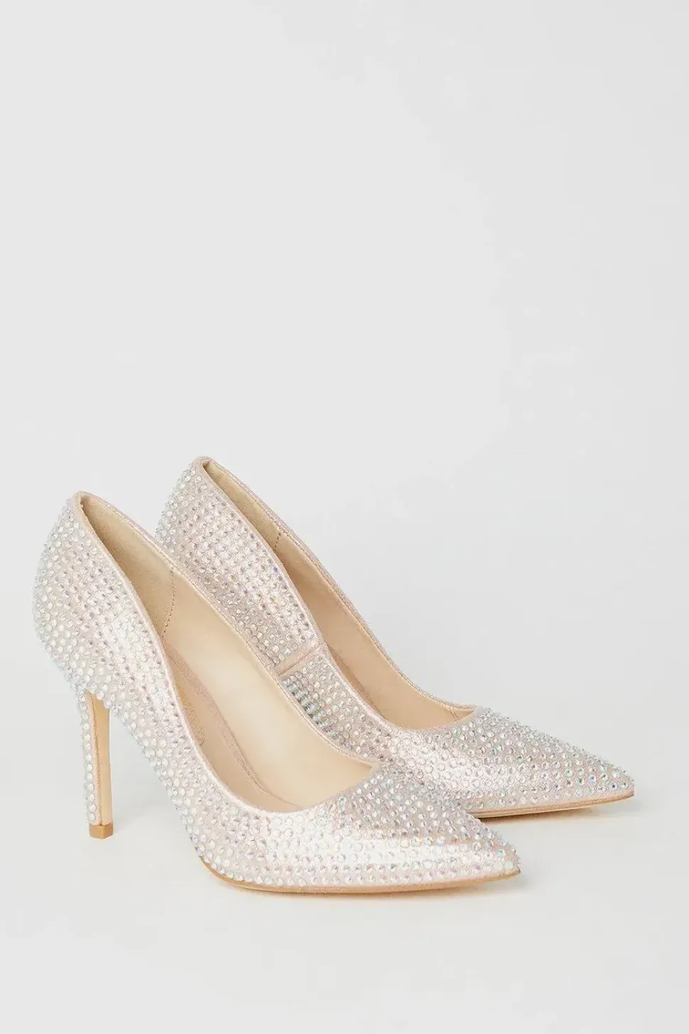 Storm Diamante Pointed Court Shoes
