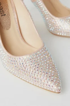 Storm Diamante Pointed Court Shoes