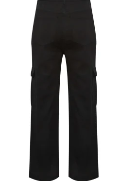 Straight Leg Cargo Jeans