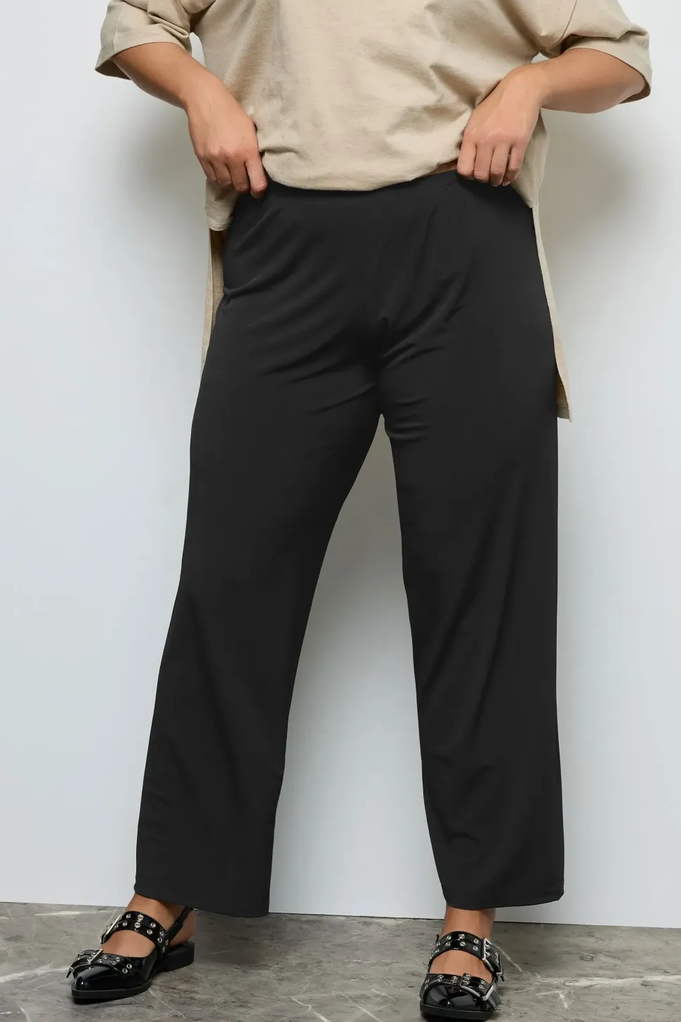 Straight Leg Trousers