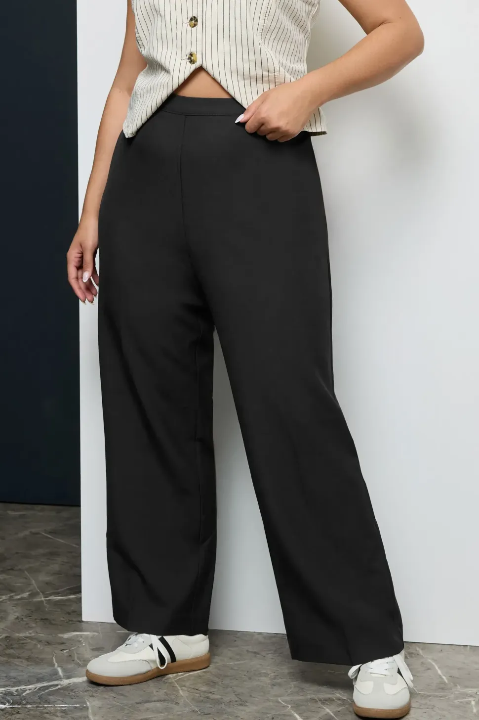 Straight Leg Trousers