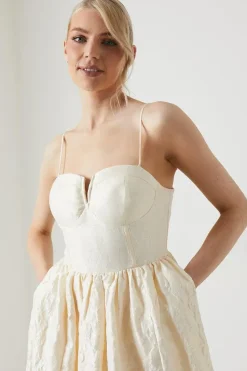Strappy Corset Style Full Wedding Dress