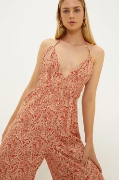 Strappy Tie Back Jumpsuit