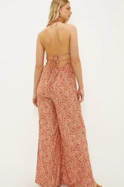 Strappy Tie Back Jumpsuit