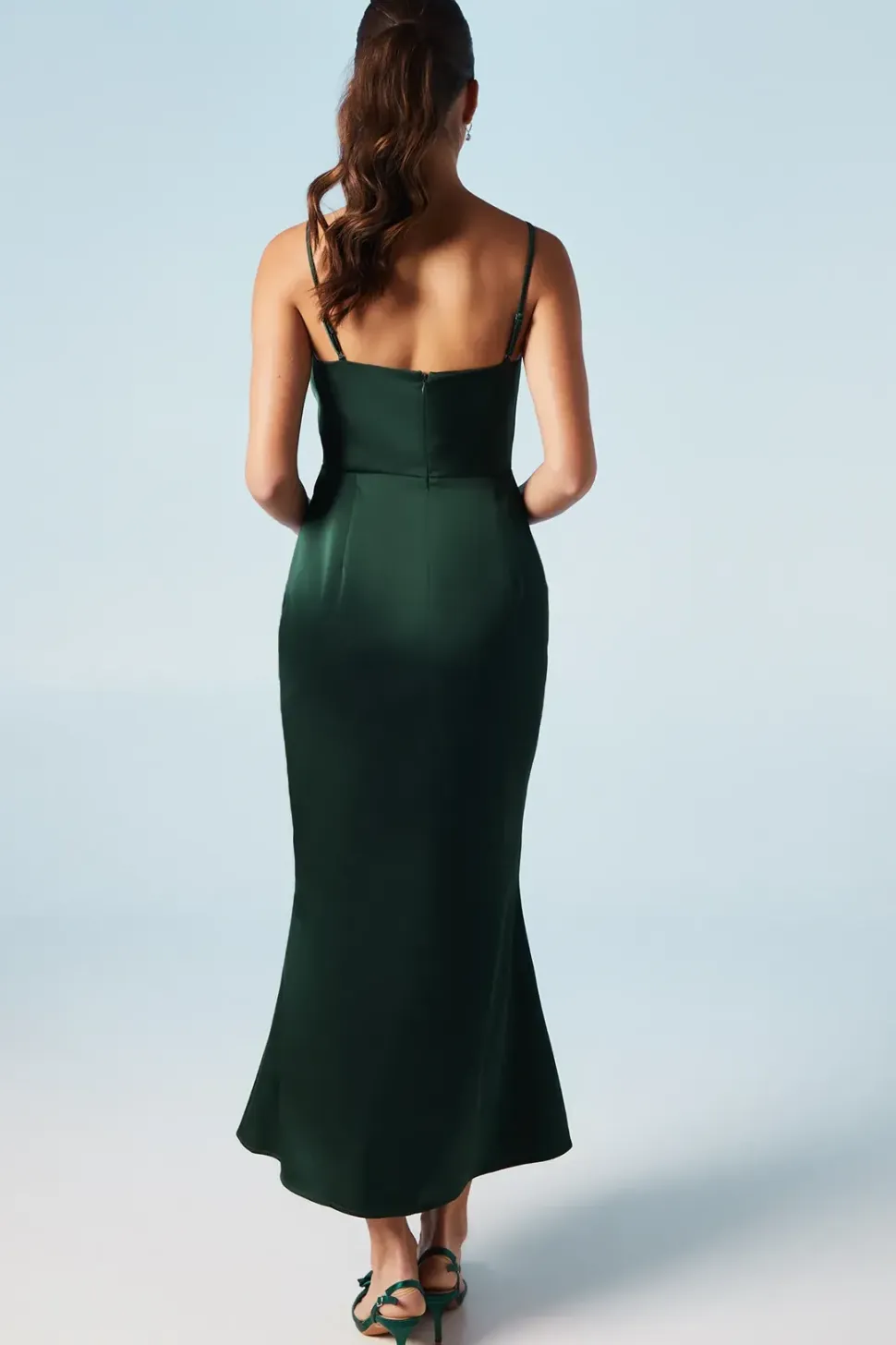 Strappy Tie Detail Bridesmaids Dress