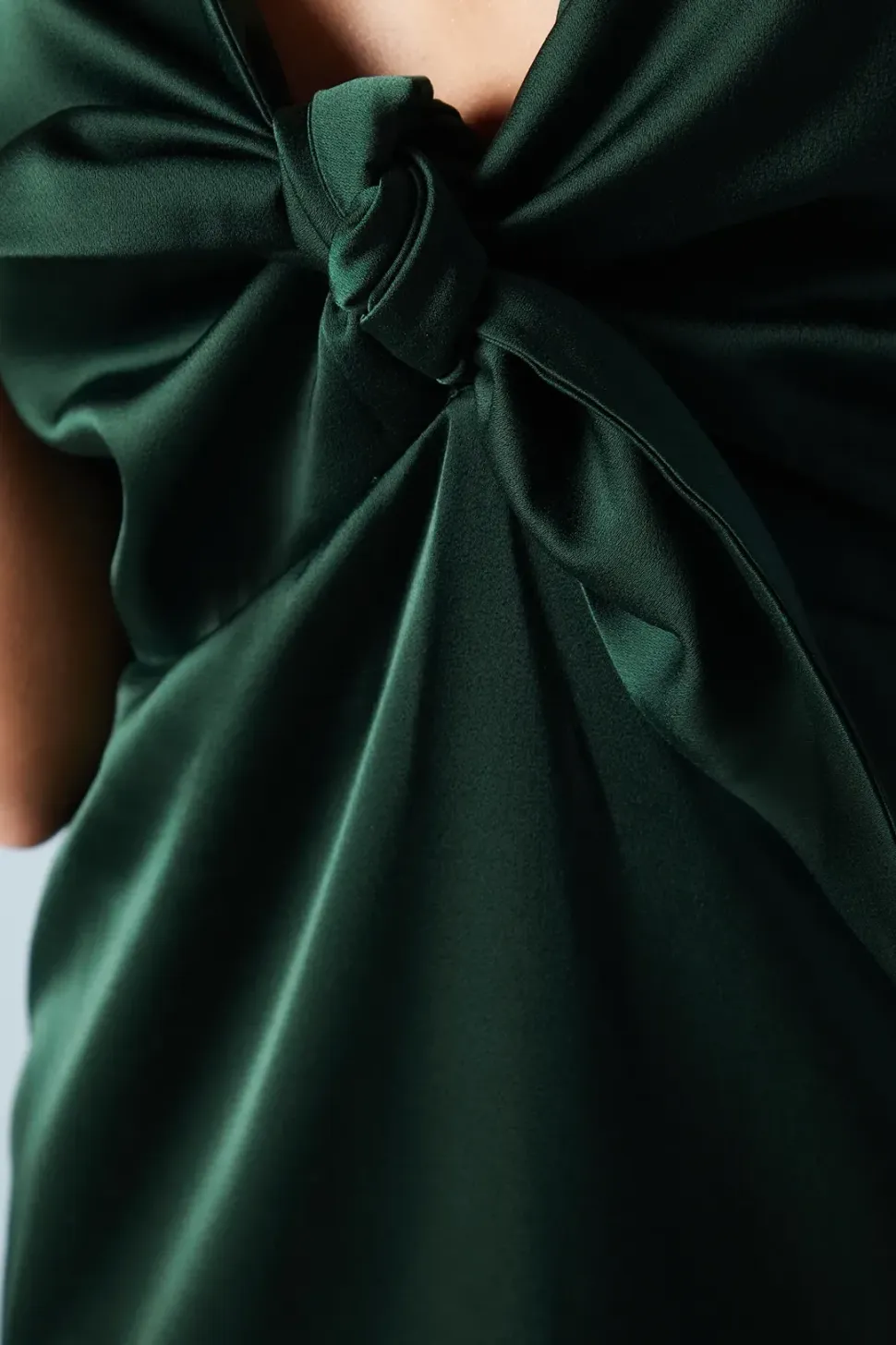 Strappy Tie Detail Bridesmaids Dress