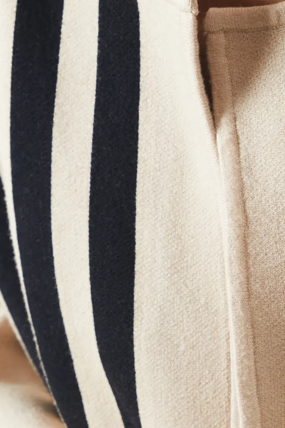 Striped Colour Block Coatigan