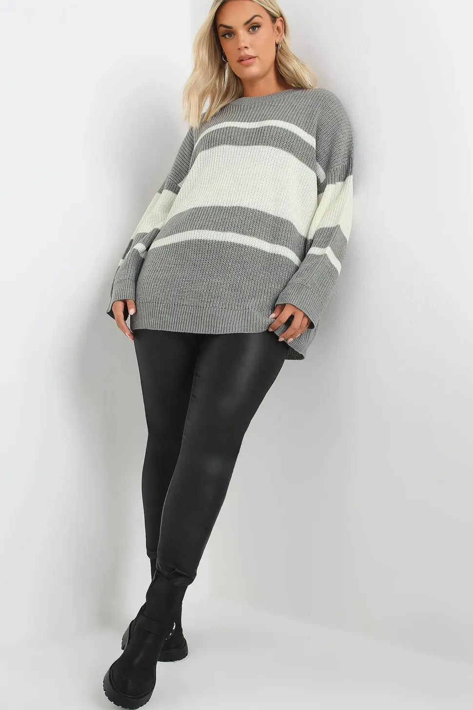 Striped Knit Jumper