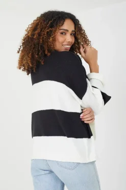 Striped Lightweight Knitted Jumper
