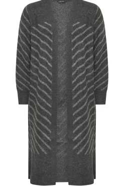 Striped Longline Cardigan