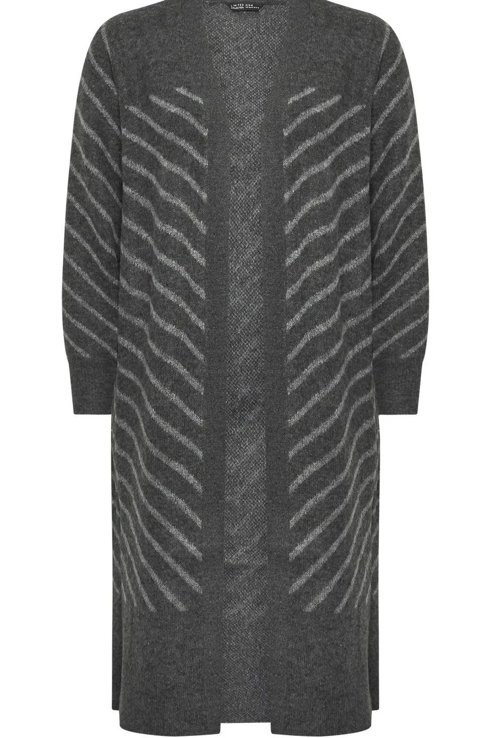 Striped Longline Cardigan